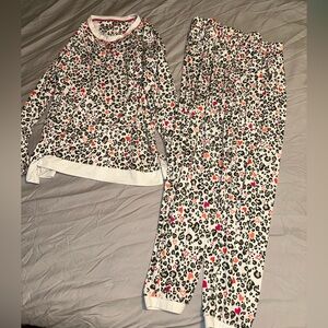 Leopard Print Women’s Long Underwear Set